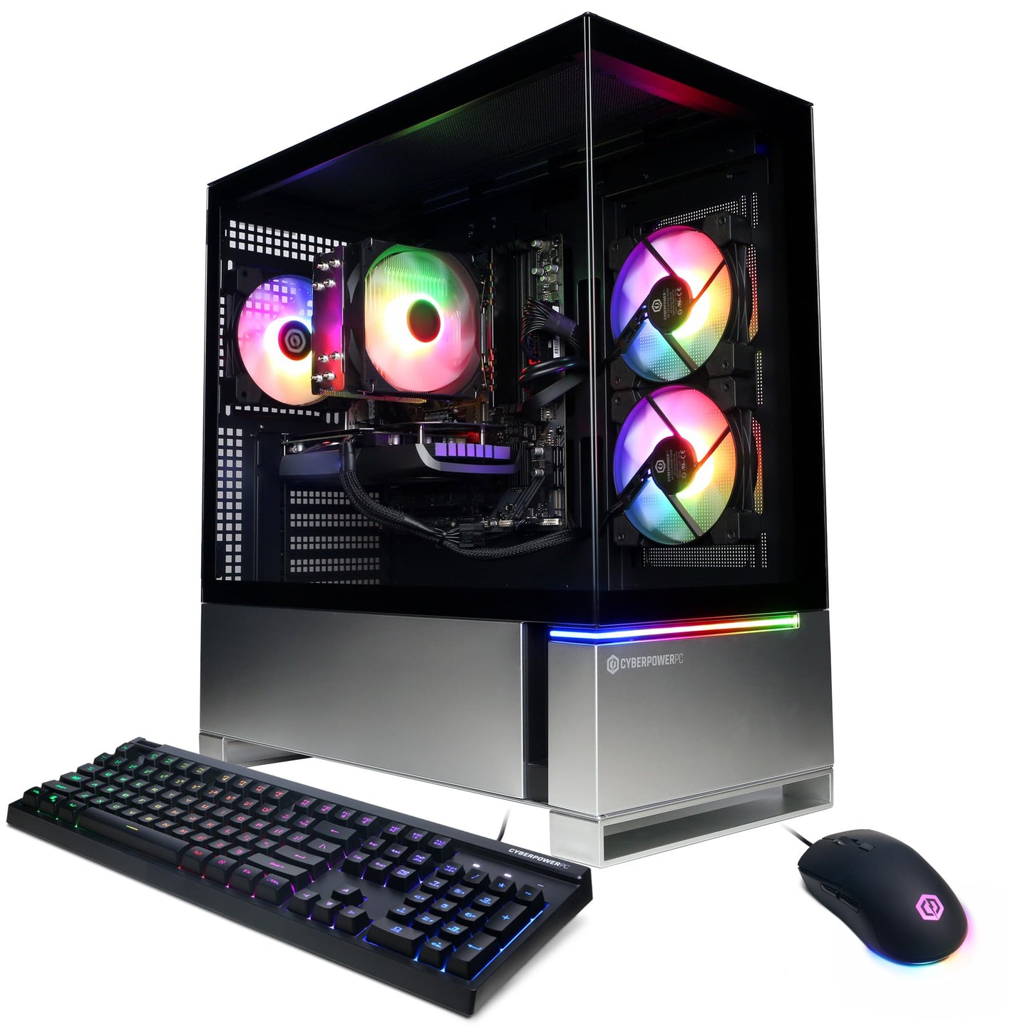 CyberPowerPC Gamer Master Gaming PC, AMD Ryzen 7 8700F 4.1GHz, GeForce RTX 5060 Ti 8GB, 16GB DDR5, 1TB PCIe 4.0 SSD, WiFi Ready & Windows 11 Home (GMA2900A2)