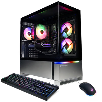 CyberPowerPC Gamer Master Gaming PC, AMD Ryzen 7 8700F 4.1GHz, GeForce RTX 5060 Ti 8GB, 16GB DDR5, 1TB PCIe 4.0 SSD, WiFi Ready & Windows 11 Home (GMA2900A2)