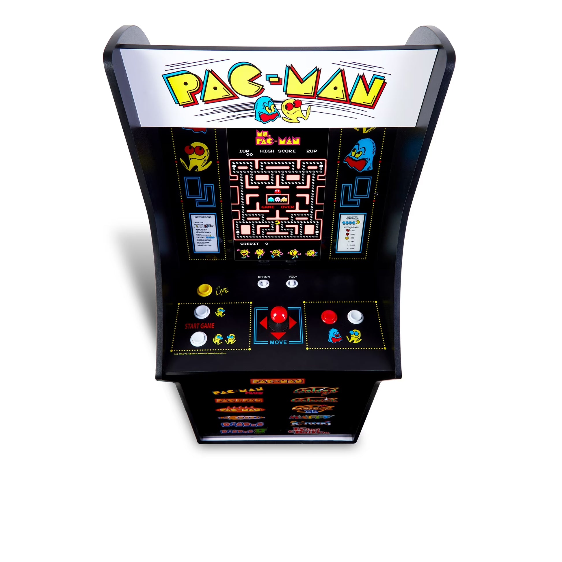 Arcade Machine PAC‑MAN, 13 Classic Video Games