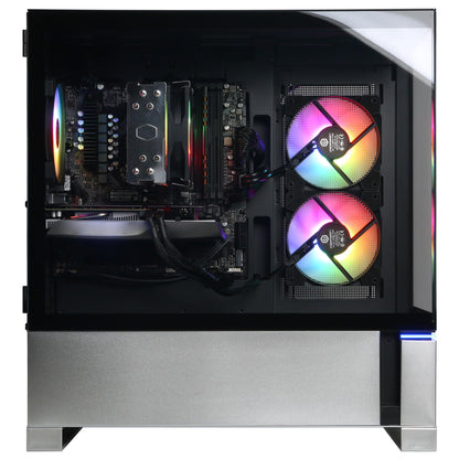CyberPowerPC Gamer Master Gaming PC, AMD Ryzen 7 8700F 4.1GHz, GeForce RTX 5060 Ti 8GB, 16GB DDR5, 1TB PCIe 4.0 SSD, WiFi Ready & Windows 11 Home (GMA2900A2)