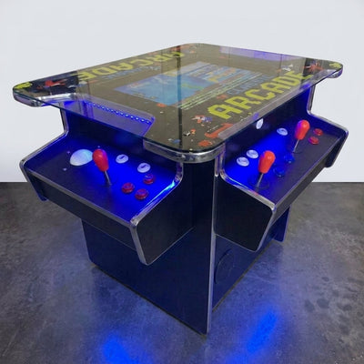 Cocktail Arcade Machine Built to Elevate Game Rooms, 3515 Classic Games, 22-Inch Screen, Dual Trackballs