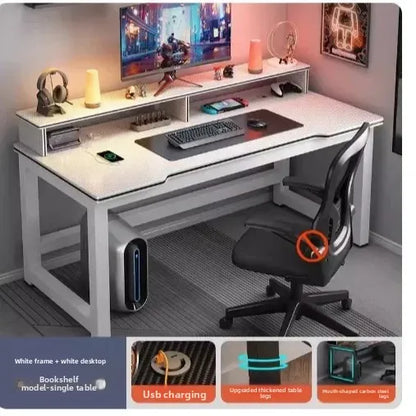 Computer Office E-sports Room Game Tudio Live Streaming Table Internet Cafe Computer Table Furniture Mesa Ordenador Escritorio