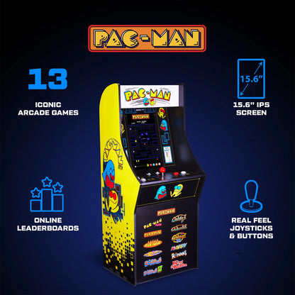 Arcade Machine PAC‑MAN, 13 Classic Video Games